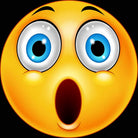Surprised Emoticon Smile Face Icon - Mens 123t Funny T-Shirt Tshirts