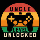 Uncle Level Unlocked Gamer Video Games - Mens 123t Funny T-Shirt Tshirts