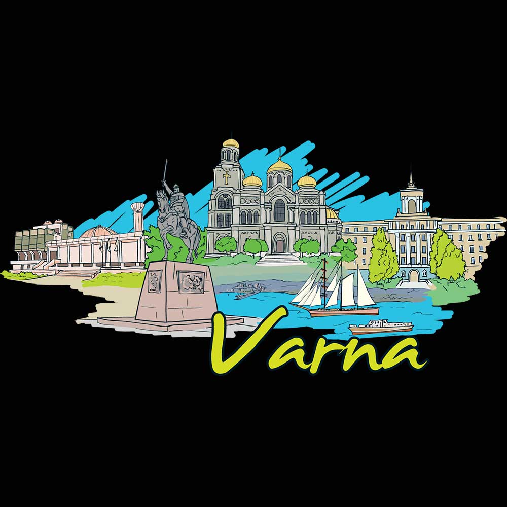 Varna Bulgaria Country Flag Destination - Mens 123t Funny T-Shirt Tshirts