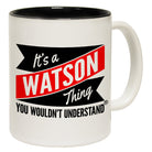 123t New It's A Watson Thing You Wouldn't Understand Funny Mug, 123t Mugs