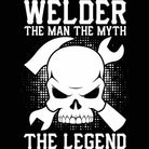 Welder The Man Myth Legend Skull - Mens 123t Funny T-Shirt Tshirts