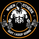 When Others Quite I Keep Going Gym Bodybuilding - Mens 123t Funny T-Shirt Tshirts