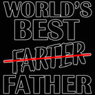 Worlds Best Father Farter V2 Fathers Day - Mens 123t Funny T-Shirt Tshirts