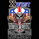 Xwest Side 8 Outdoor Session Legendary American Football Gridiron - Mens 123t Funny T-Shirt Tshirts